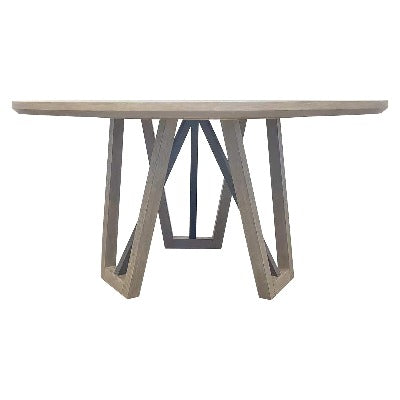 Modern Furniture - Pure Modern Dining 60 in. Round Table with Wood Base in Moonstone - DPUR#60RND