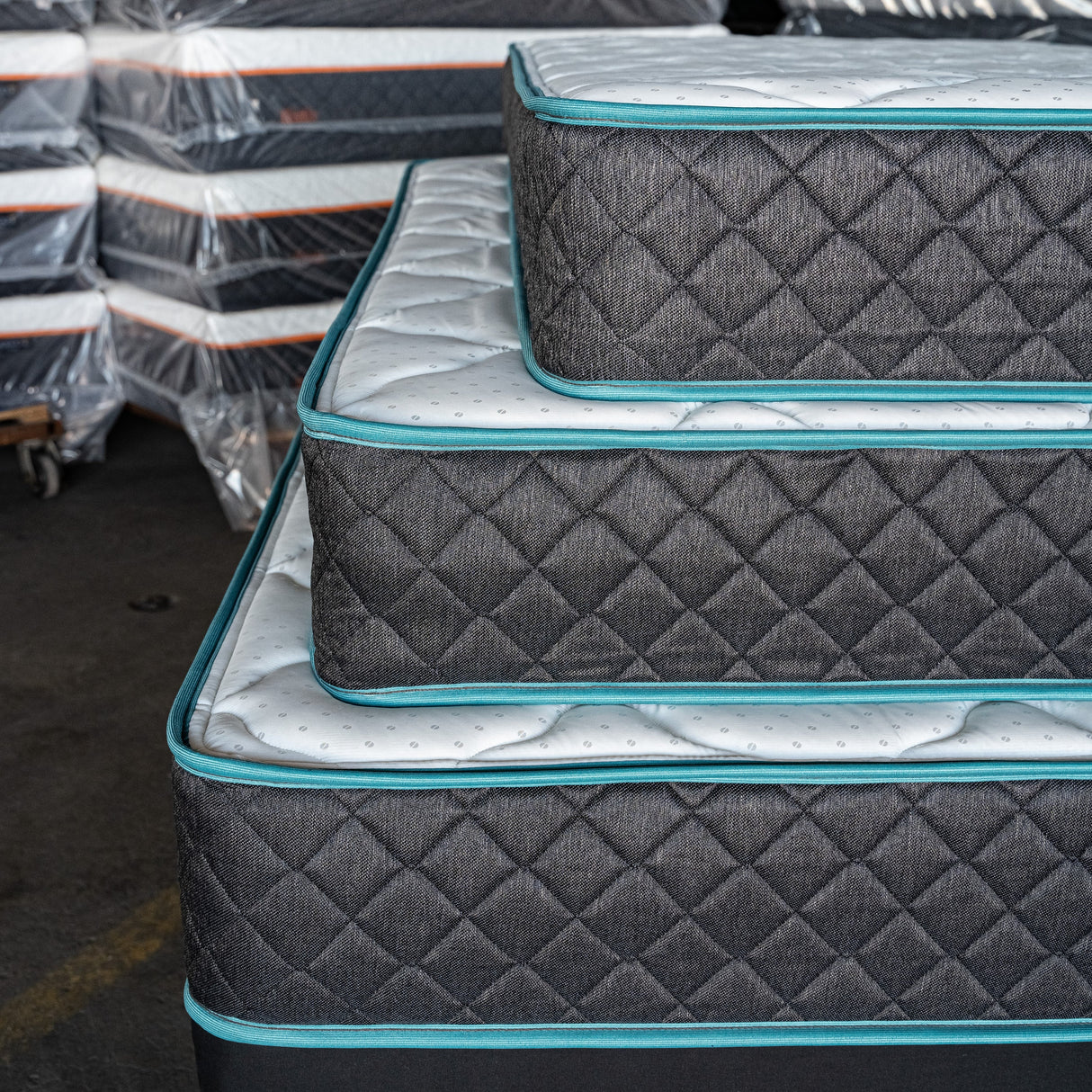 Teal Plush Mattress 8 Inches - Premium Tight Top Design