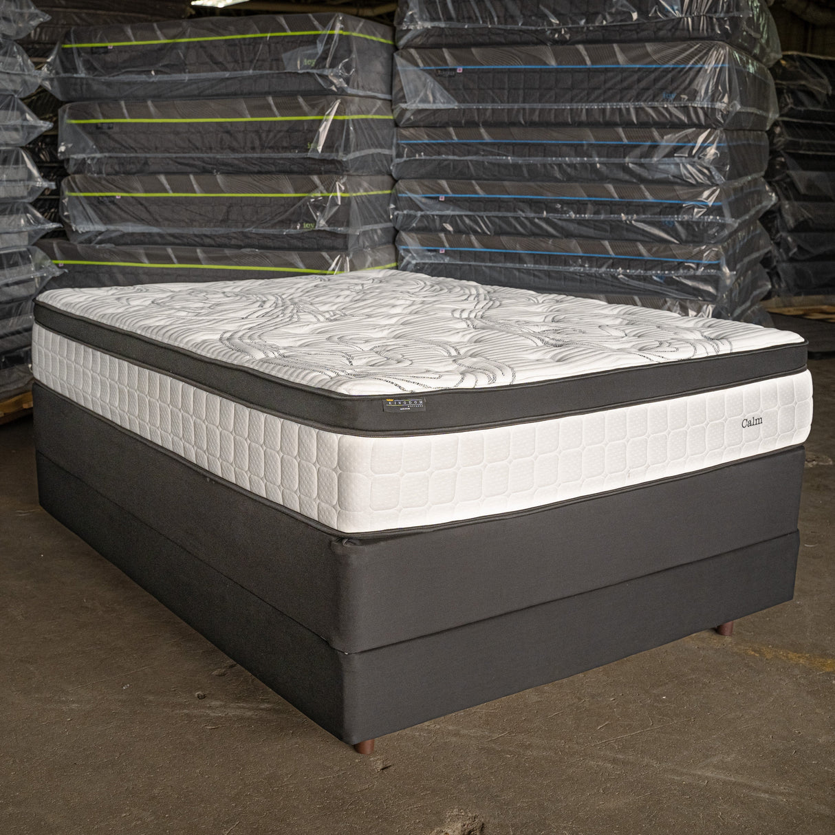 Calm ET Euro Top Medium Firm Mattress 12' - Premium Pocket Coil Design