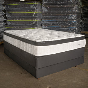 Calm ET Euro Top Medium Firm Mattress 12' - Premium Pocket Coil Design