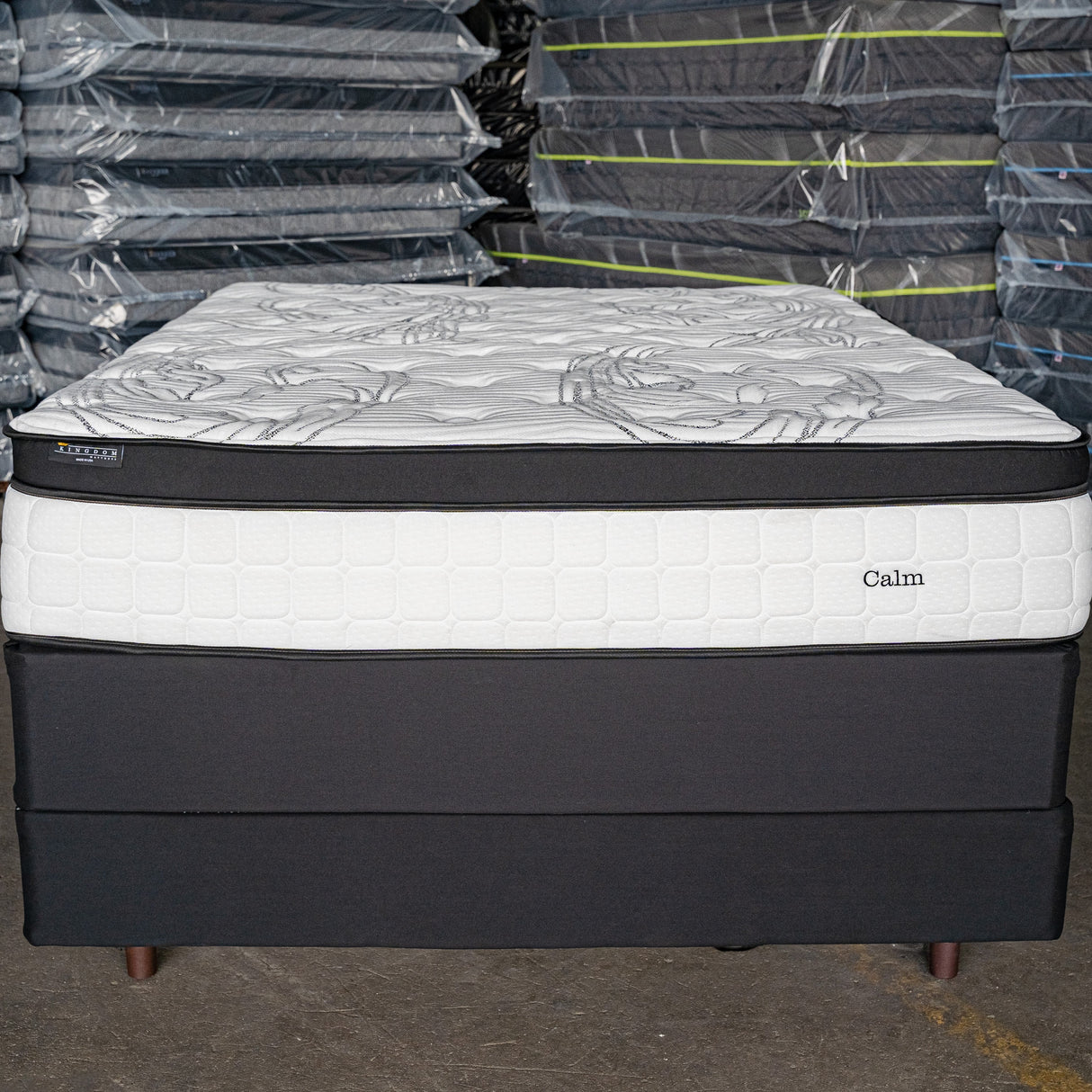 Calm ET Euro Top Medium Firm Mattress 12' - Premium Pocket Coil Design
