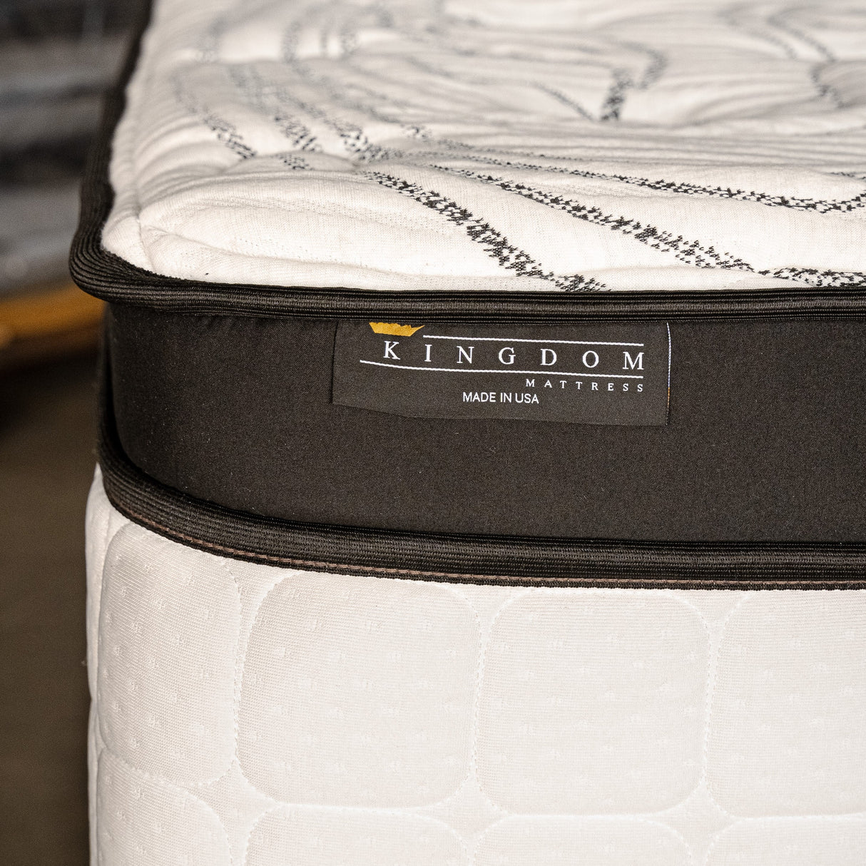 Calm ET Euro Top Medium Firm Mattress 12' - Premium Pocket Coil Design