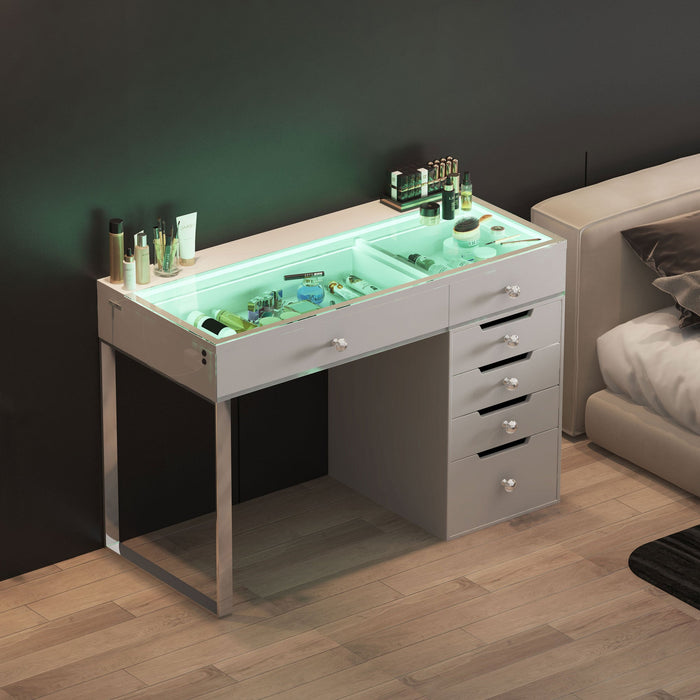 VANITII Diana Vanity Desk Pro - 6 Storage Drawers