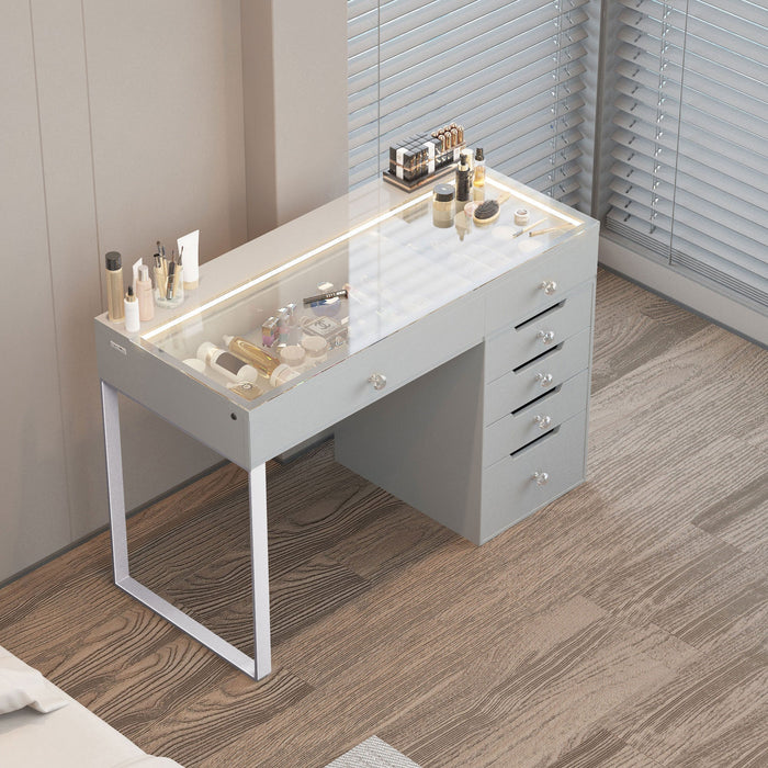 VANITII Diana Vanity Desk Pro - 6 Storage Drawers