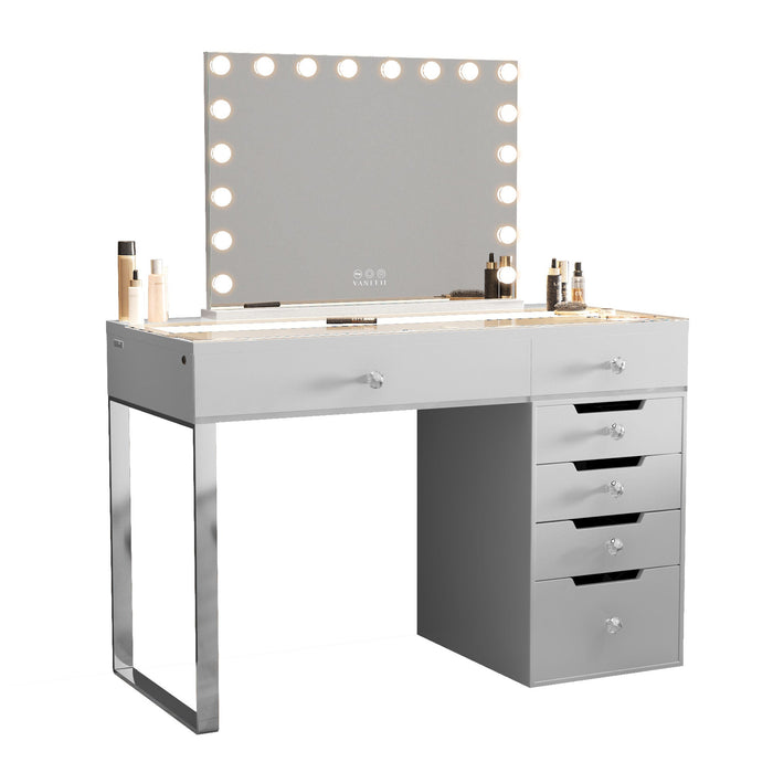 VANITII Diana Vanity Desk Pro - 6 Storage Drawers