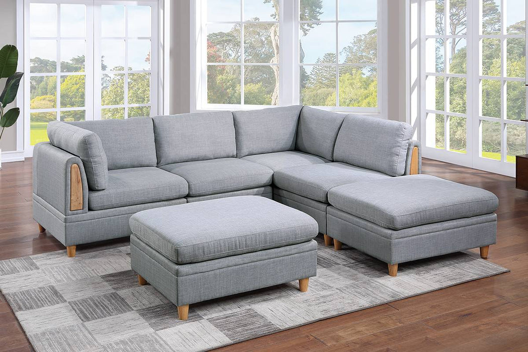 6-Pcs Sectional Modular Set