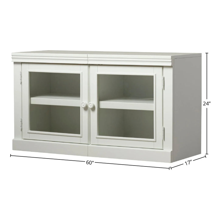 Modern Furniture - Premier Alpine 43' X-Pandable Console Table in Cottage White - EPAL#15X