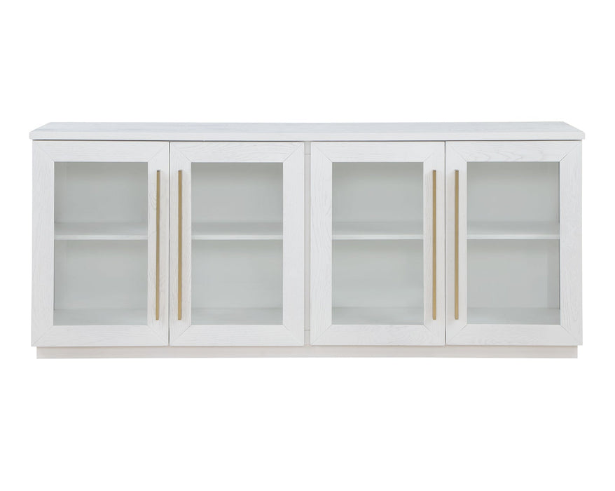 Vilo Home Elevange 70' White TV Stand