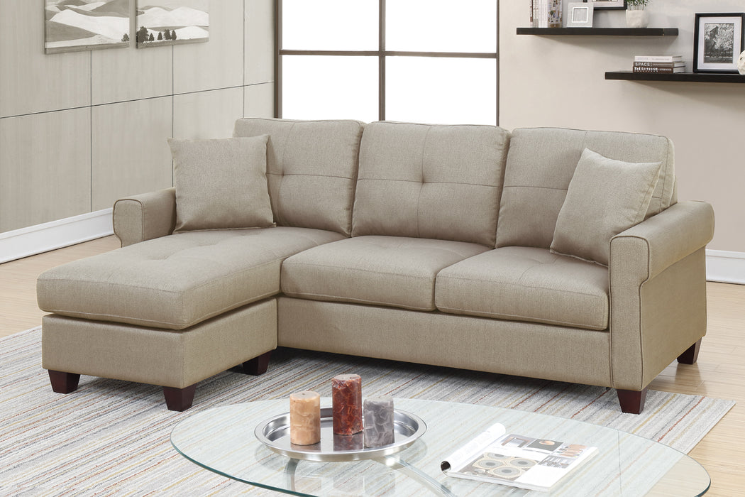 2-Pcs Sectional Sofa - Beige