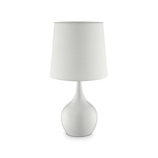 Edie White 23.5"H Glossy White Table Lamp image