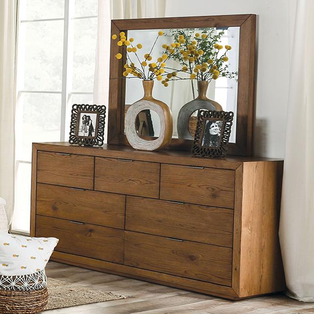 LEIRVIK Dresser, Light Walnut image