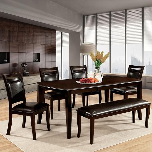 Woodside Dark Cherry/Espresso Dining Table image