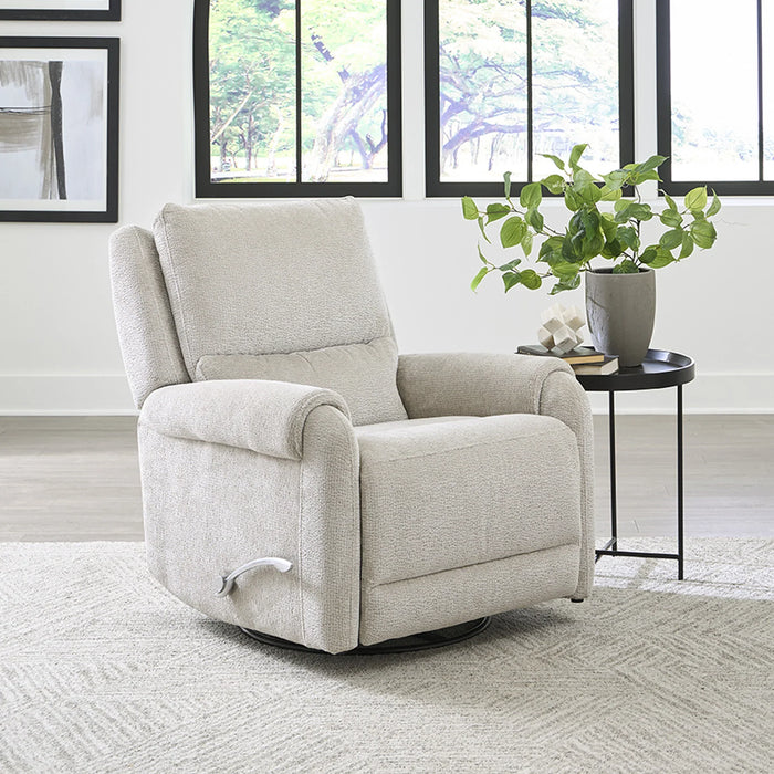 Modern Living - Gentry Manual Swivel Glider Recliner in Ecru Mist (Set of 2) - MGNY#812GS-EUMS