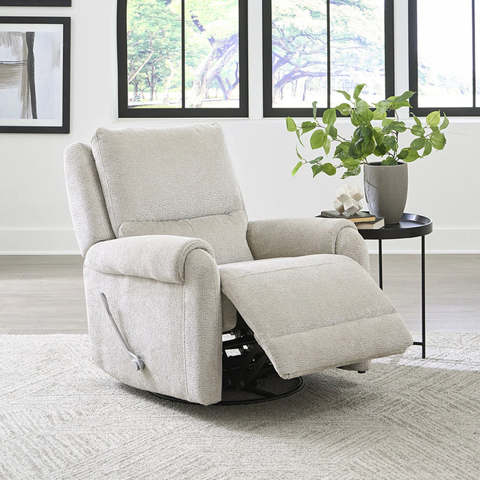 Modern Living - Gentry Manual Swivel Glider Recliner in Ecru Mist (Set of 2) - MGNY#812GS-EUMS