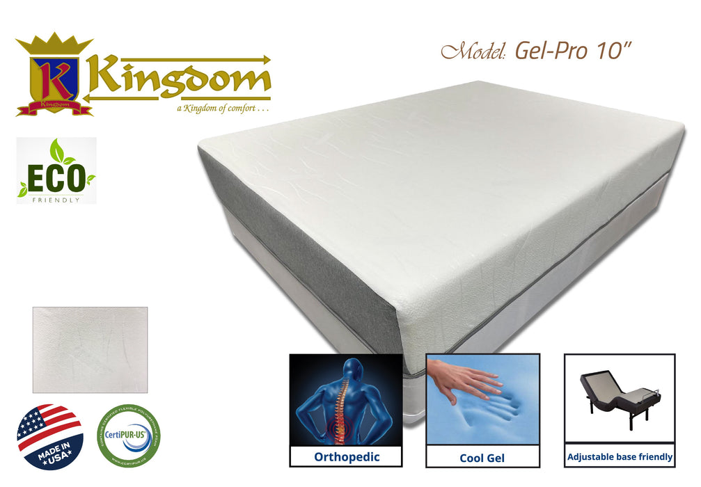 Comfort Gel 10' Memory Foam Mattress