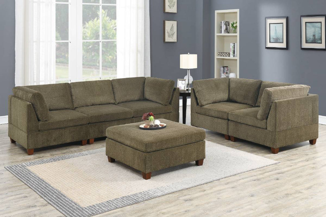 6-Pcs Modular Sofa Set