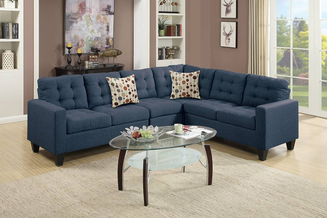 4pc Modular Sectional - Navy