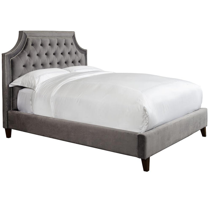 Modern Living - Jasmine King Bed in Luxe Grey - BJAS#9000-2-FLN