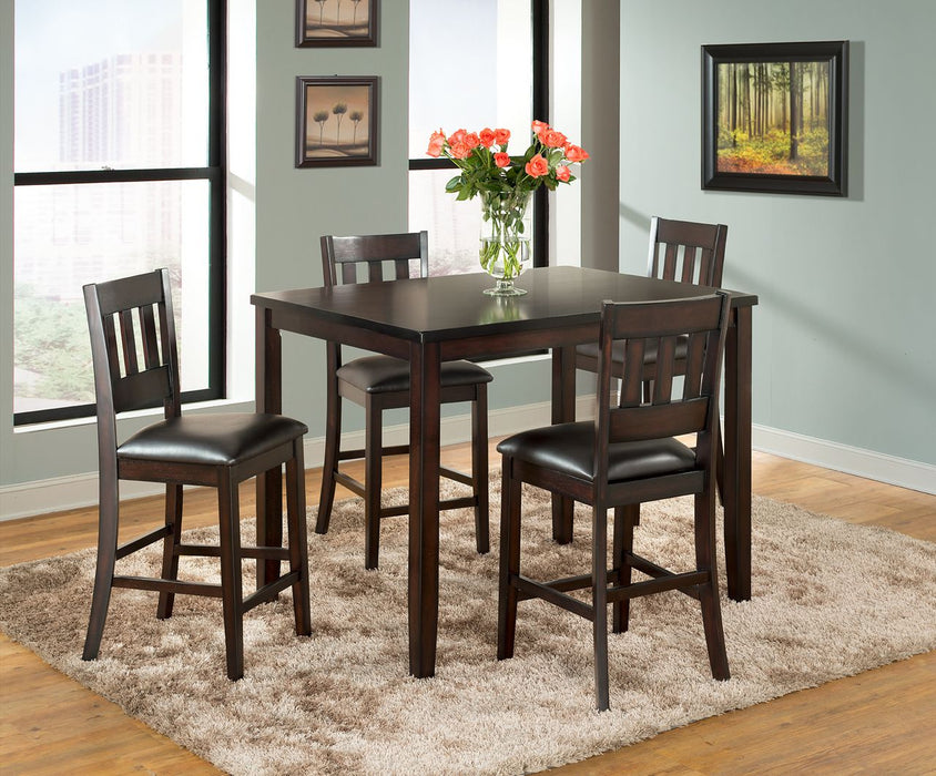 Vilo Home Americano 5 Piece Counter Height Dining Set