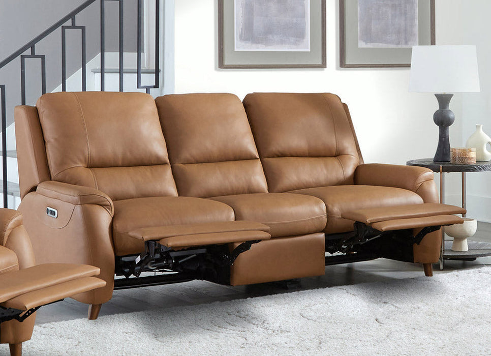 Modern Living - Austin Caramel Cream Power Sofa - MAUS#832PH-CMCR