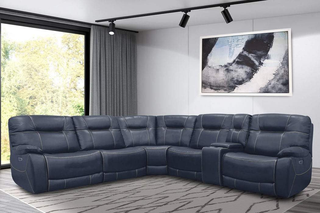 Modern Living - Axel 6 Piece Sectional Sofa in Admiral - MAXE-PACKA(H)-ADM