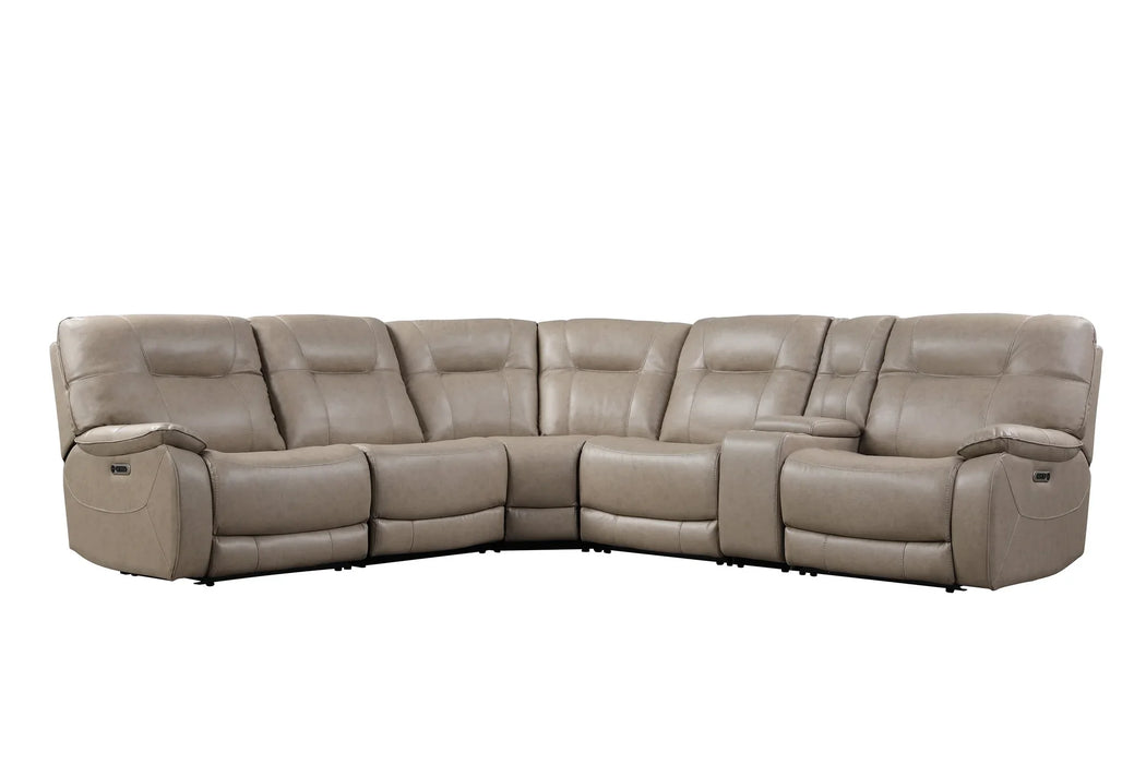 Modern Living - Axel 6 Piece Sectional Sofa in Parchment - MAXE-PACKA(H)-PAR