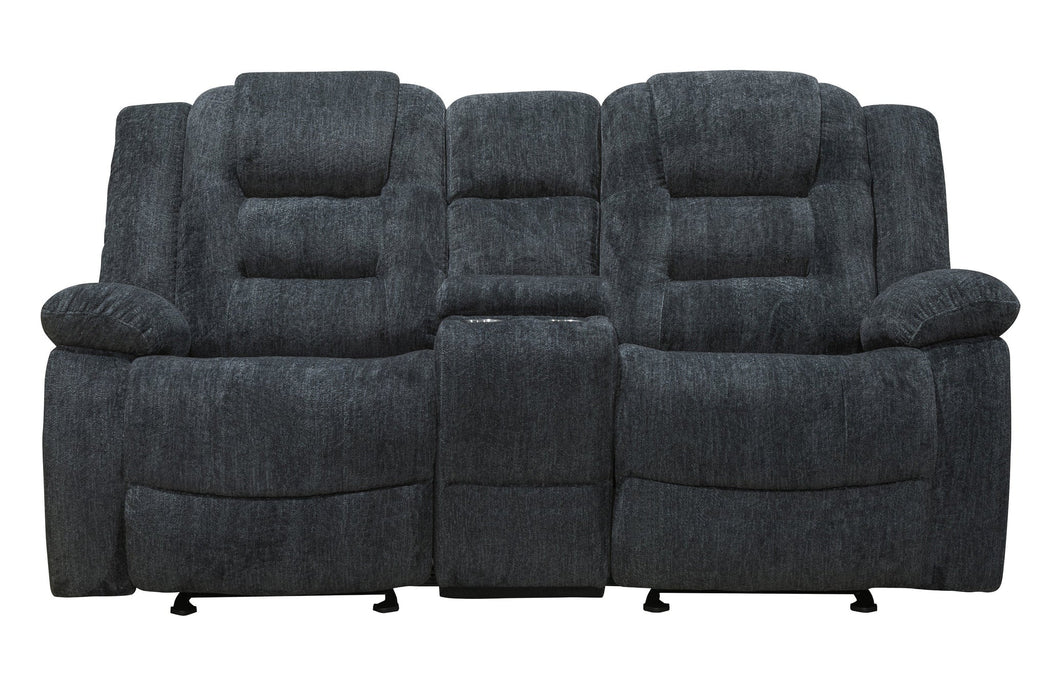 Modern Living - Bolton 3 Piece Manual Dual Reclining Sofa Set in Misty Storm - MBOL-321-MISS