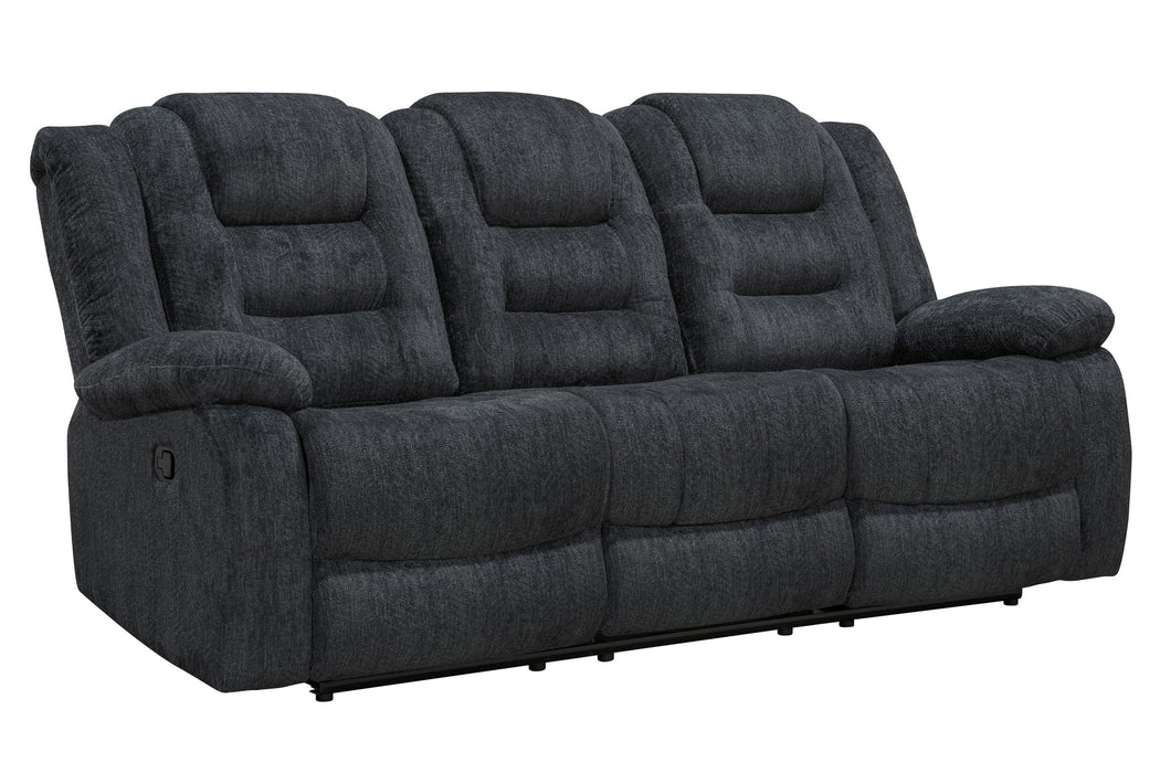 Modern Living - Bolton Manual Dual Reclining Sofa in Misty Storm - MBOL#832-MISS