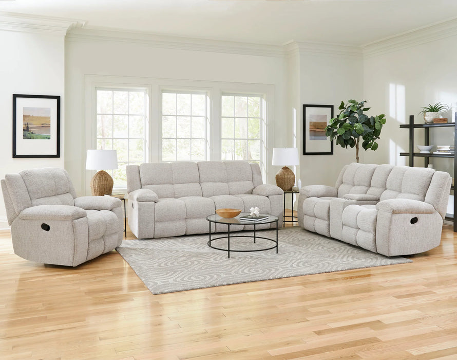 Modern Living - Buster 2 Piece Power Reclining Living Room Set in Opal Taupe - MBUS-321-OPTA