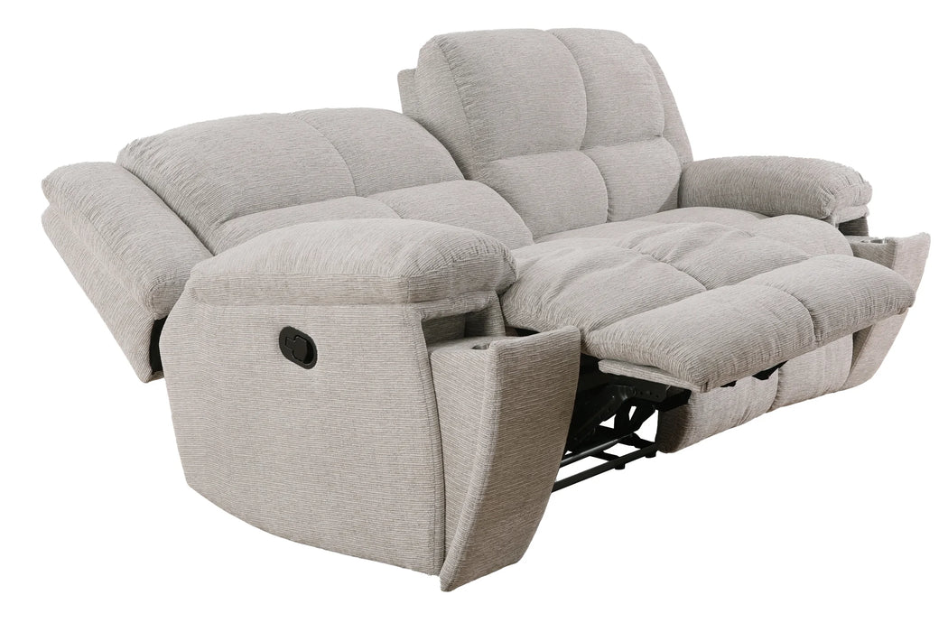 Modern Living - Buster 2 Piece Power Reclining Living Room Set in Opal Taupe - MBUS-321-OPTA