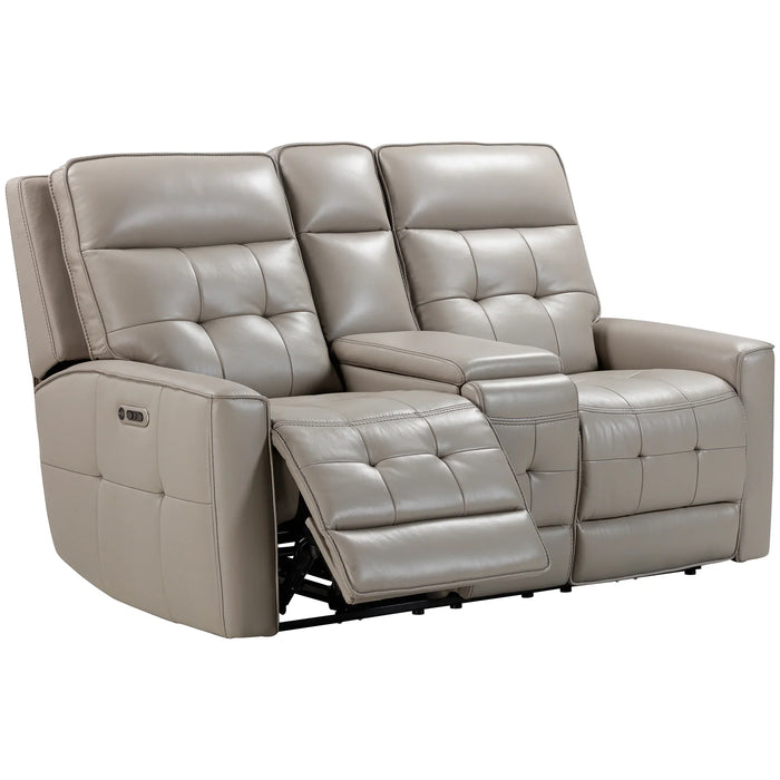 Modern Living - Canterbury Power Zero Gravity Console Loveseat in Pewter - MCAN#822CPHZ-PEW