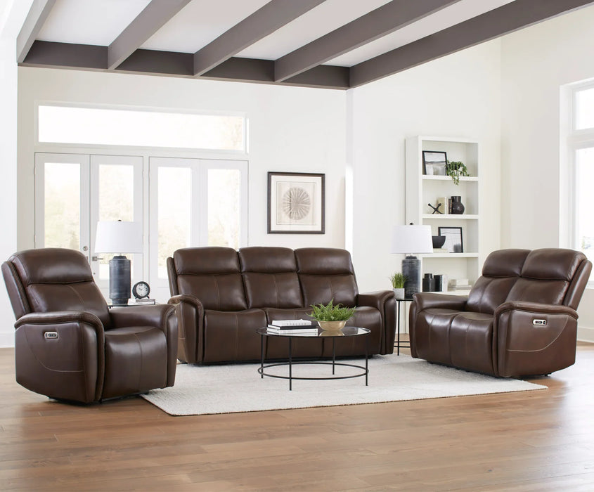 Modern Living - Cascade Power Reclining Sofa in Auburn - MCAS#832PH-AUBN