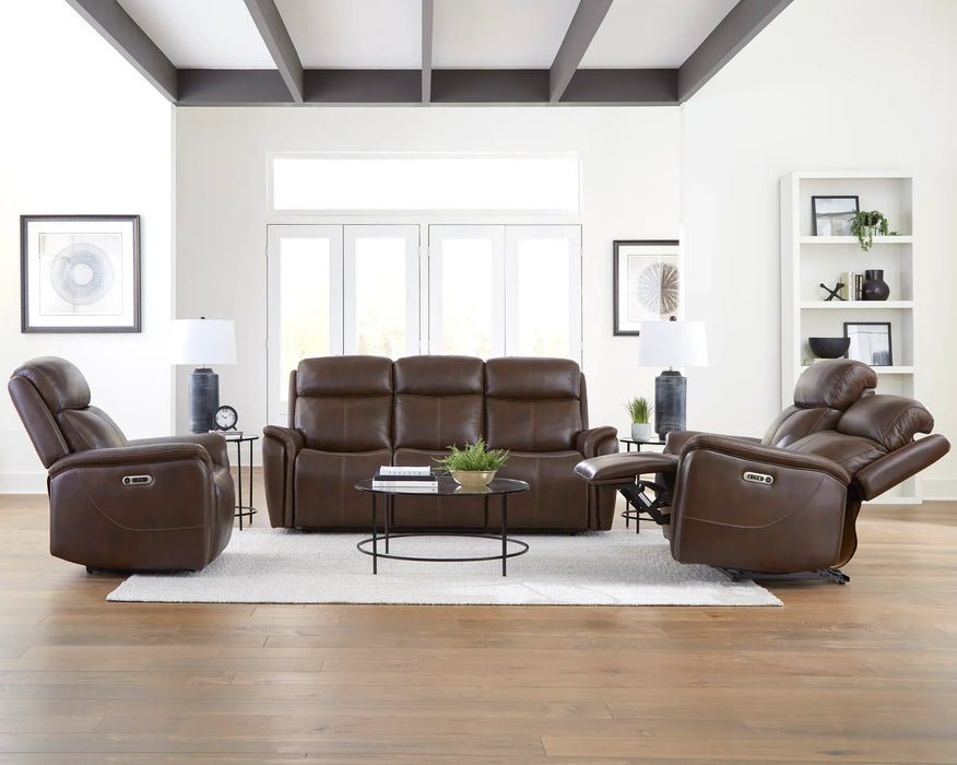 Modern Living - Cascade Power Reclining Sofa in Auburn - MCAS#832PH-AUBN