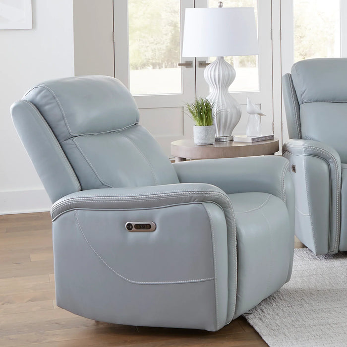 Modern Living - Cascade Power Recliner in Sea Mist Grey (Set of 2) - MCAS#812PH-2-SMGR