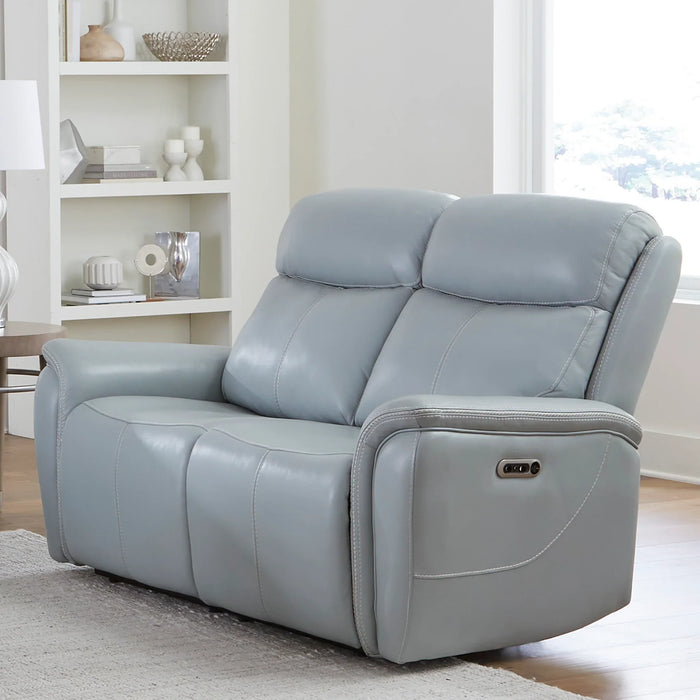 Modern Living - Cascade Power Reclining Loveseat in Seamist Grey - MCAS#822PH-SMGR