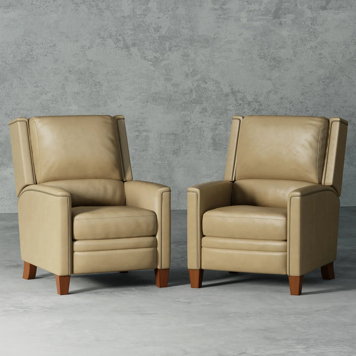 Modern Living - Connor Power Recliner in Luxe Latte (Set of 2) - MCNR#812-LTLX