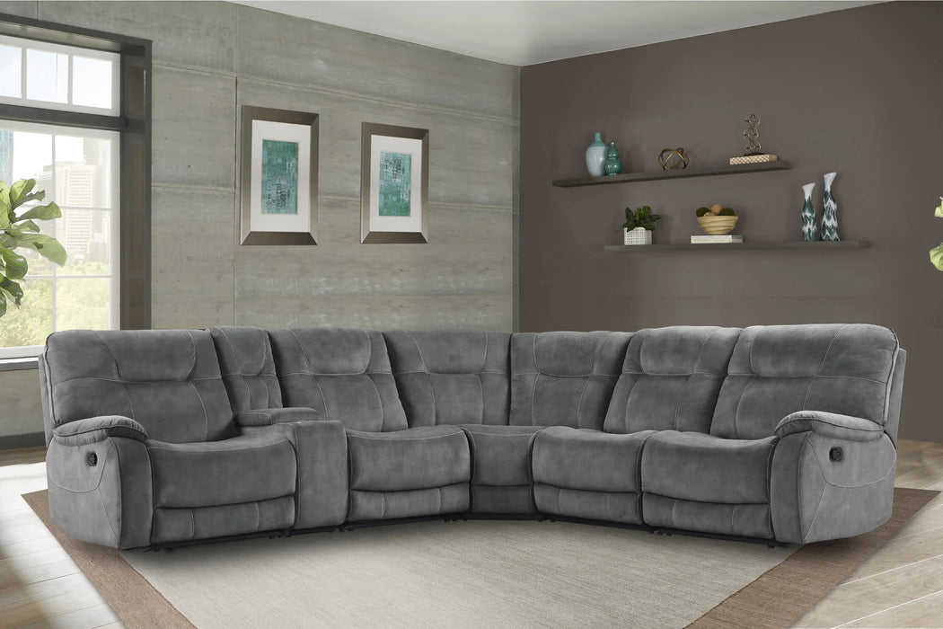 Modern Living - Cooper 6-Piece Sectional in Shadow Grey - MCOO-PACKA-SGR