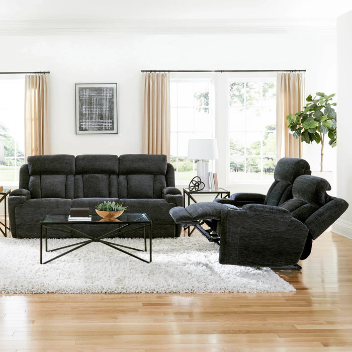 Modern Living - Dalton 2 Piece Power Sofa Set in Lucky Charcoal - MDAL#834PH-LCH-2SET