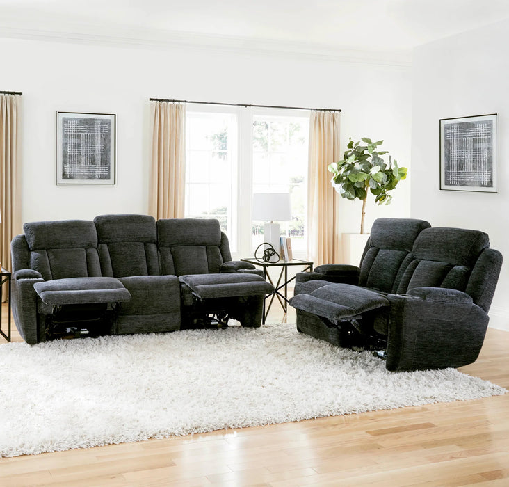 Modern Living - Dalton Power Loveseat in Lucky Charcoal - MDAL#822PH-LCH