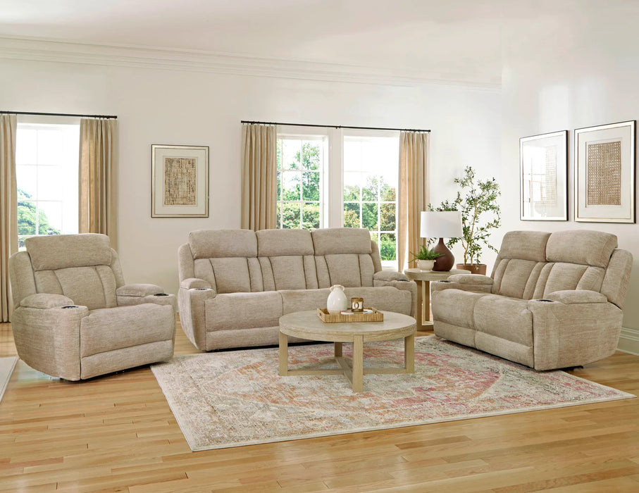 Modern Living - Dalton 2 Piece Power Sofa Set in Lucky Fawn - MDAL#834PH-LFA-2SET