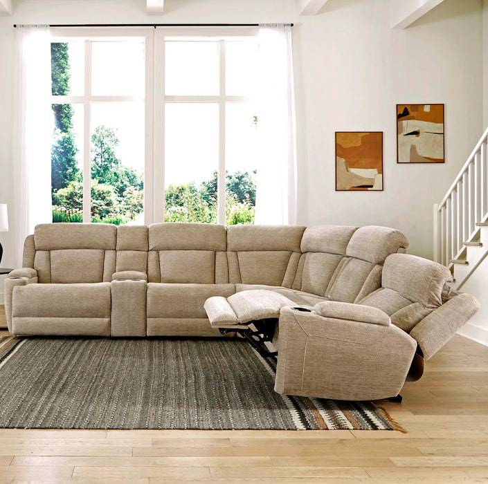 Modern Living - Dalton 6 Piece Sectional in Lucky Fawn - MDAL-PACKT(H)-LFA