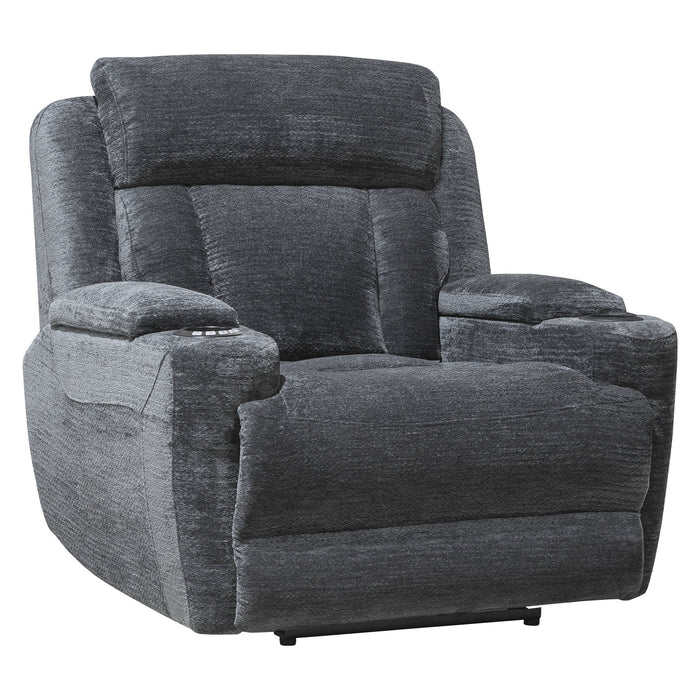 Modern Living - Dalton Power Recliner in Lucky Charcoal -Set of 2- MDAL#812PH-LCH