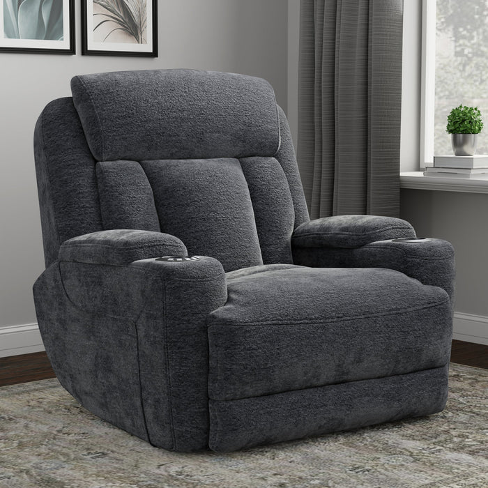 Modern Living - Dalton Power Recliner in Lucky Charcoal -Set of 2- MDAL#812PH-LCH