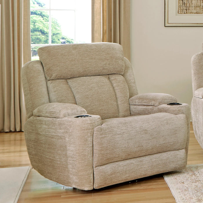 Modern Living - Dalton Power Recliner in Lucky Fawn -Set of 2- MDAL#812PH-LFA