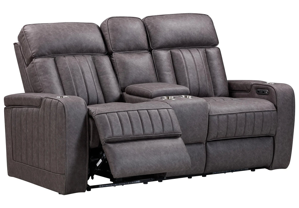 Modern Living - Equinox 3 Piece Power Reclining Living Room Set in Mercaury - MEQU-321PH-MERC