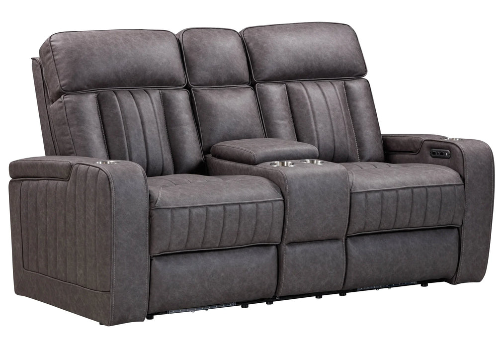 Modern Living - Equinox 3 Piece Power Reclining Living Room Set in Mercaury - MEQU-321PH-MERC