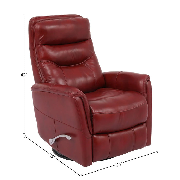 Modern Living - Gemini Swivel Glider Recliner in Rouge (Set of 2) - MGEM#812GS-2-ROU