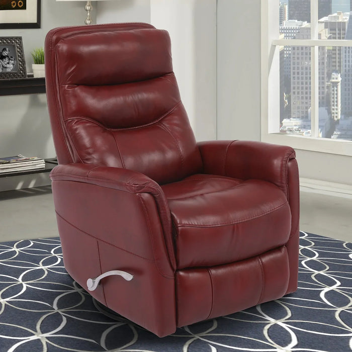 Modern Living - Gemini Swivel Glider Recliner in Rouge (Set of 2) - MGEM#812GS-2-ROU