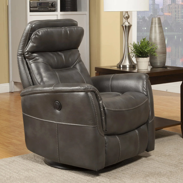 Modern Living - Gemini Power Swivel Glider Recliner in Flint (Set of 2) - MGEM#812GSPB-2-FLI