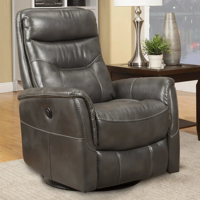 Modern Living - Gemini Power Swivel Glider Recliner in Flint (Set of 2) - MGEM#812GSPB-2-FLI